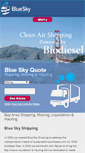 Mobile Screenshot of blueskyshipping.com